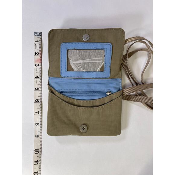 Baggallini Mini Belt / Crossbody Wallet Brown Beige - Picture 5 of 9